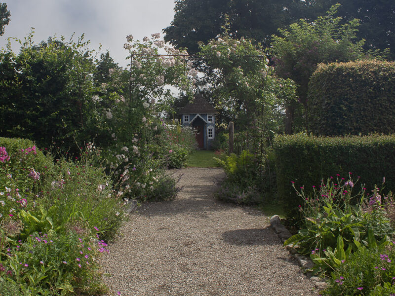 Double borders i engelska trädgården